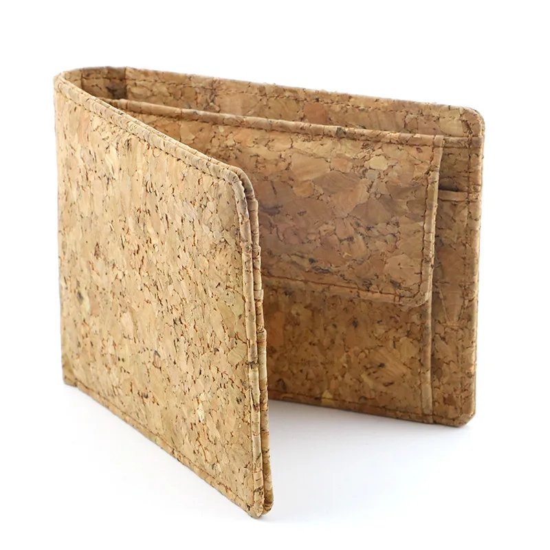 New Cork Short Coin Purse Wallet Men Women Fashion ID Business Card Holder European Mini Money Bag Environmental Friendly Wallet