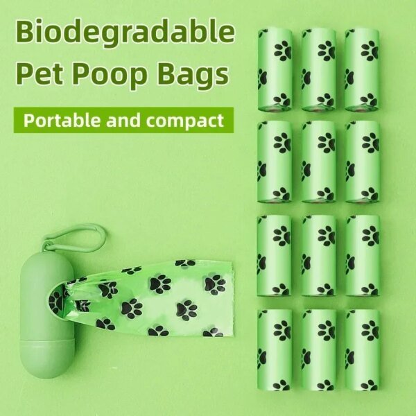 Biodegradable Dog Poop Bags | Thick, Eco-Friendly, Portable - Image 3