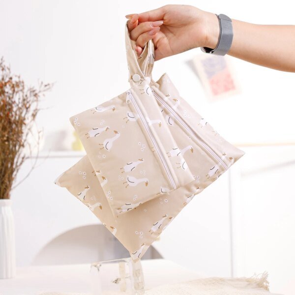 3PCS Recycled Fabric Waterproof Bag Portable - Image 5